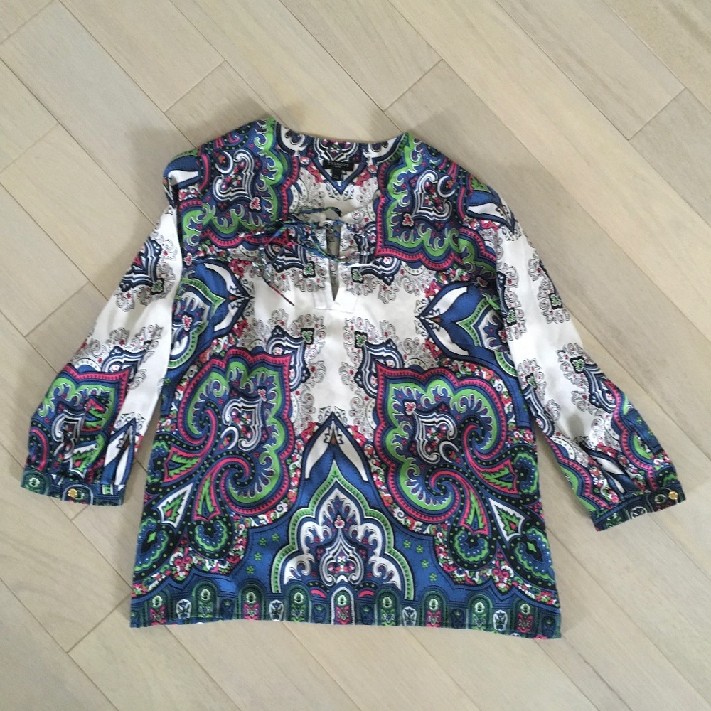 Talbots silk top